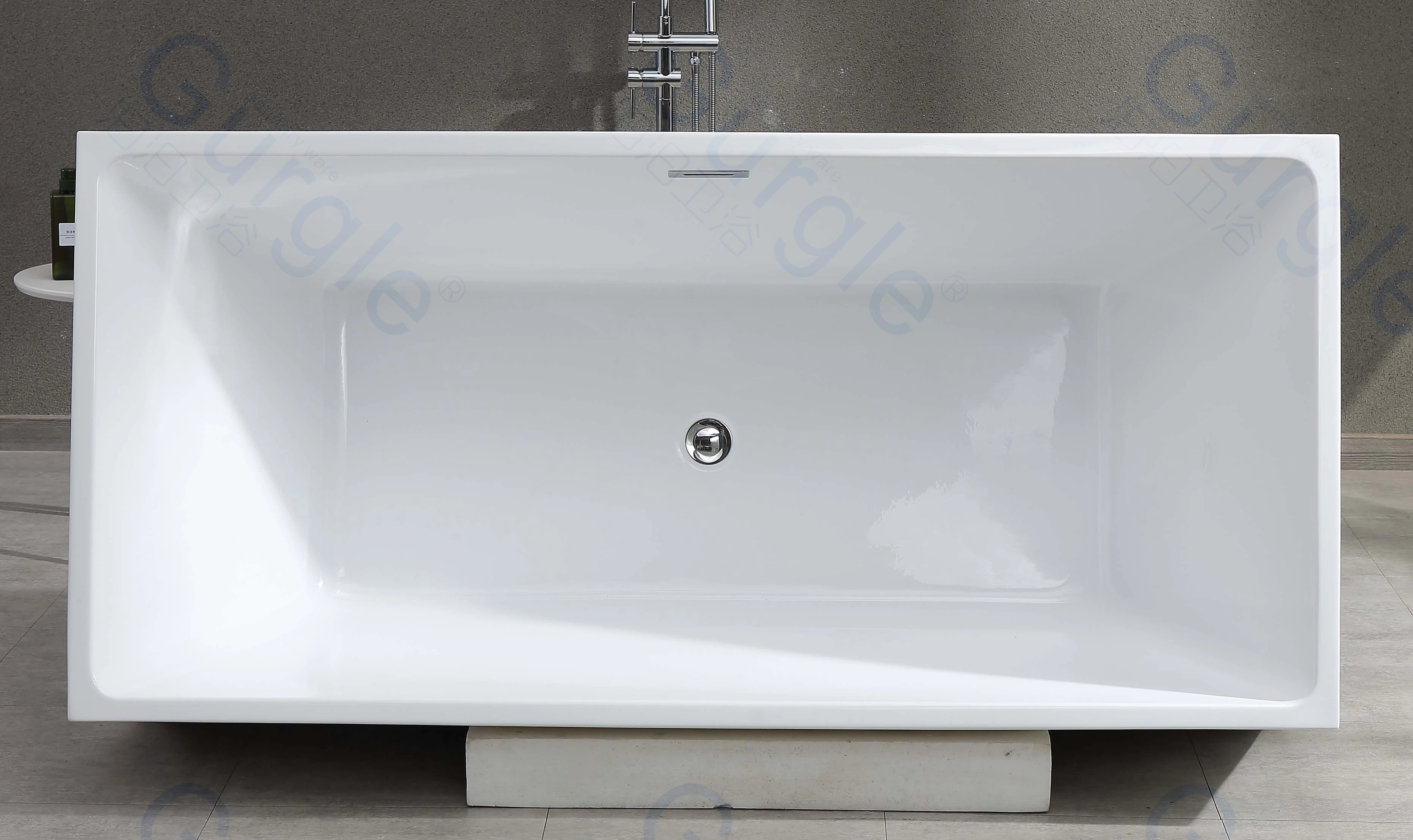 White Pure Acrylic Luxury bathtubs Acrylic Bathtubs Modern Design for Home and Hotel Freestanding Bathtubs
