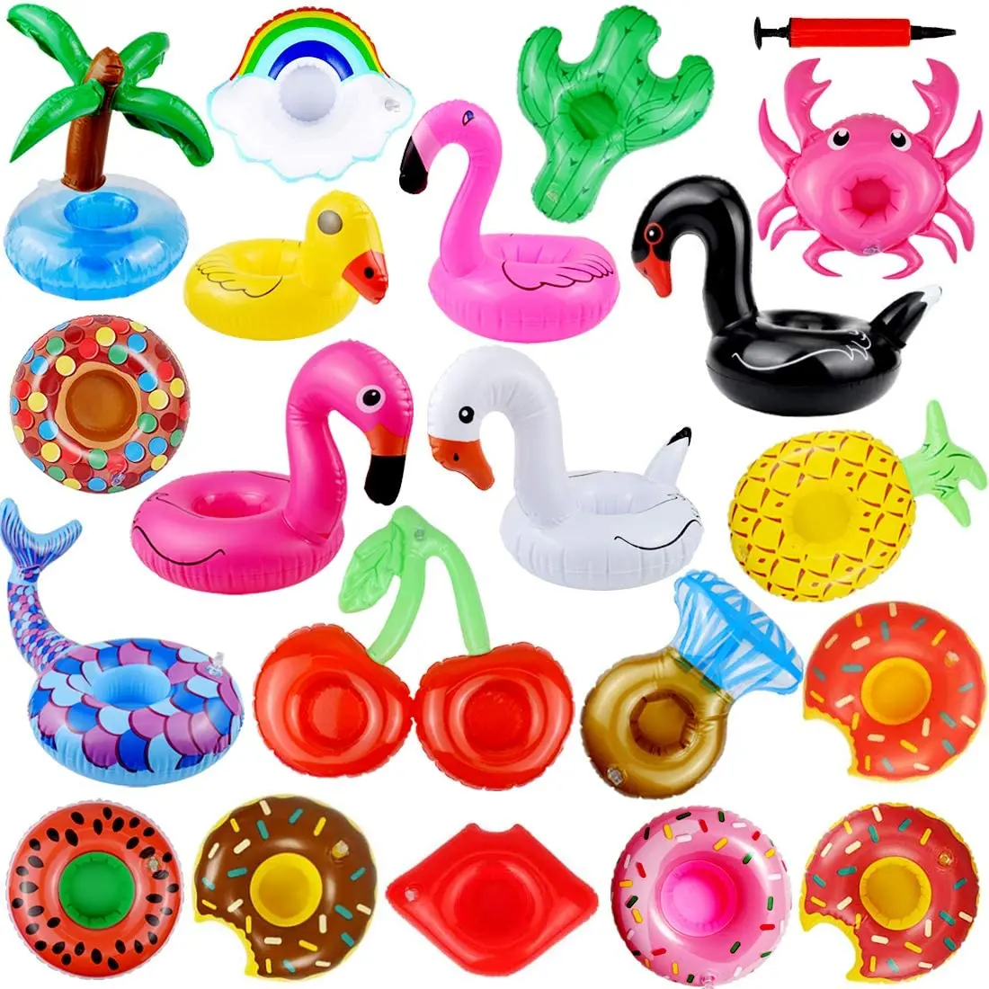 Drink Cup Holders for Swimming Pool Party inflatable pool drink holders