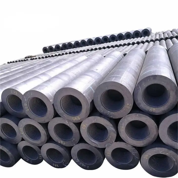 Лидер продаж 2022, цена производителя, электрод черного цвета из углерода RP 200-400 мм, графитовый электрод