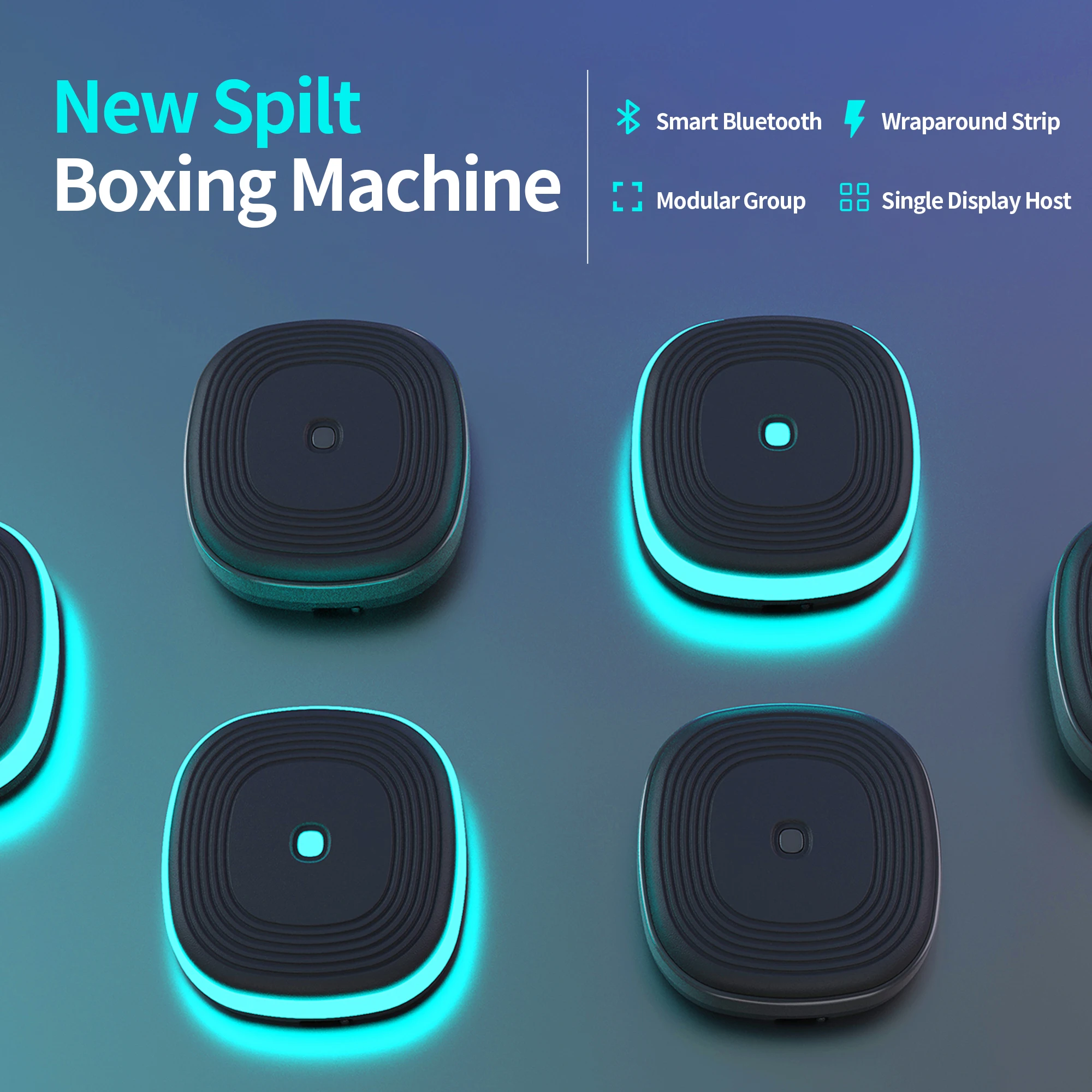 GORDON OEM Split Type New StyleWall Mounted Smart Boxing Wall Target Punching Bag Home Workout Equipment Music Boxing Machine