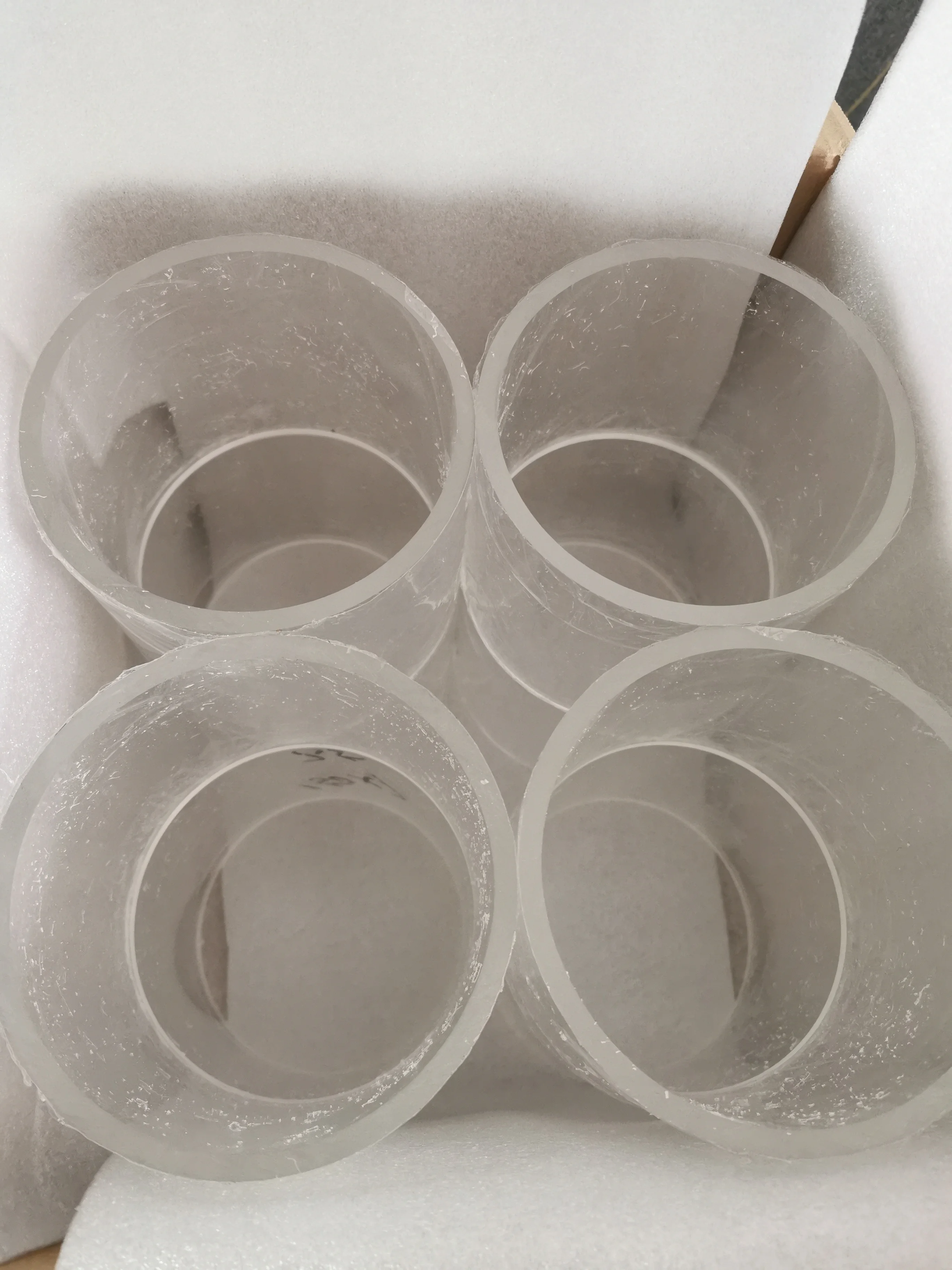 YOUYIZUO Transparent Acrylic Tube Pmma Cylinder Pipe Hollow Flexible Clear Cast Acrylic Polish Tube  For Kids Toys Bamboo Bas