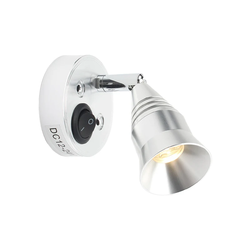 COB 2W 12V RV Boat LED Reading Light with Touch Control Switch f Ceiling Spot light Touring Car RV Yacht Universal lights