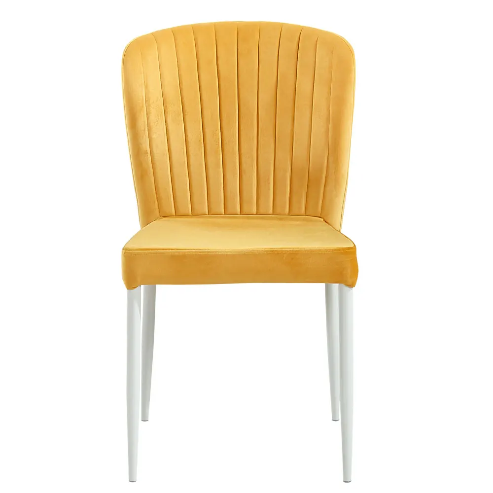 Concise Style Banquet Stackable Velvet Upholstered Dining Chairs Wholesale