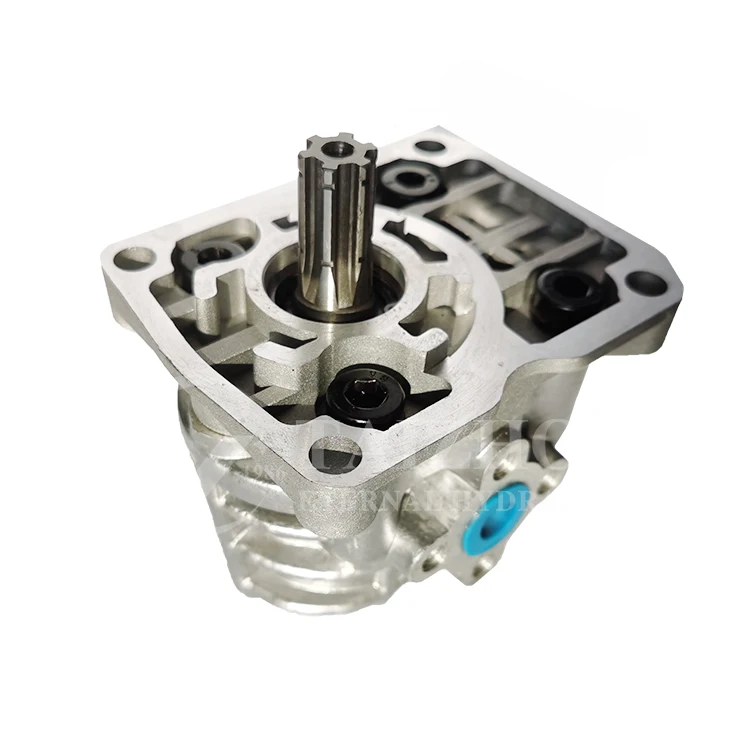 single right-rotation 5t class hydraulic gear pump, nsh 10g-3l for mtz-80/82 wheeled cotton tractors hydraulic tractor gear pump
