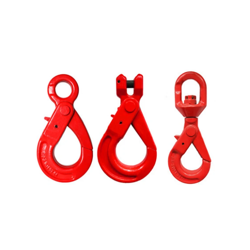 Eye Self-Locking Safety Hook for Chain Sling Crane Lifting Hook G80 eye self-locking safety hook
