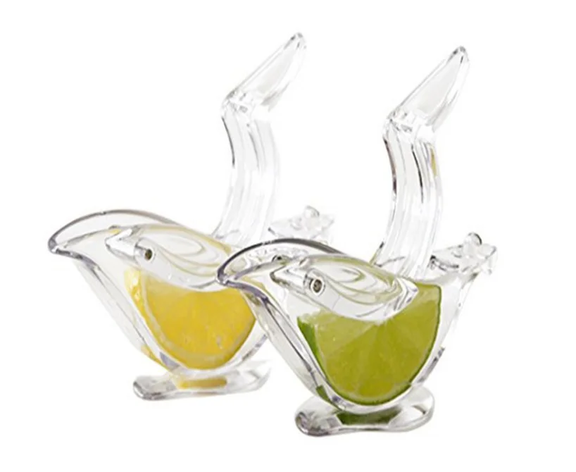Chef Tools Acrylic material fruit squeezer bird lemon juice squeezer acrylic lemon squeezer juice holder