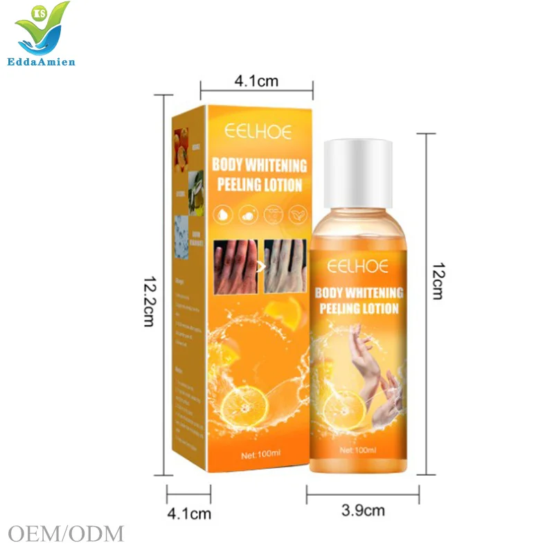 Most effective Natural Moisturizing Brightening  Peeling Orange Exfoliating Whitening Gel orange peeling lotion