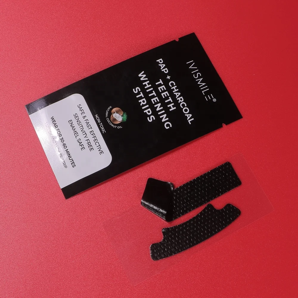 IVISMILE 28pcs Home Easy Use Mint Flavor Non Peroxide Whitening Strips for Private Label