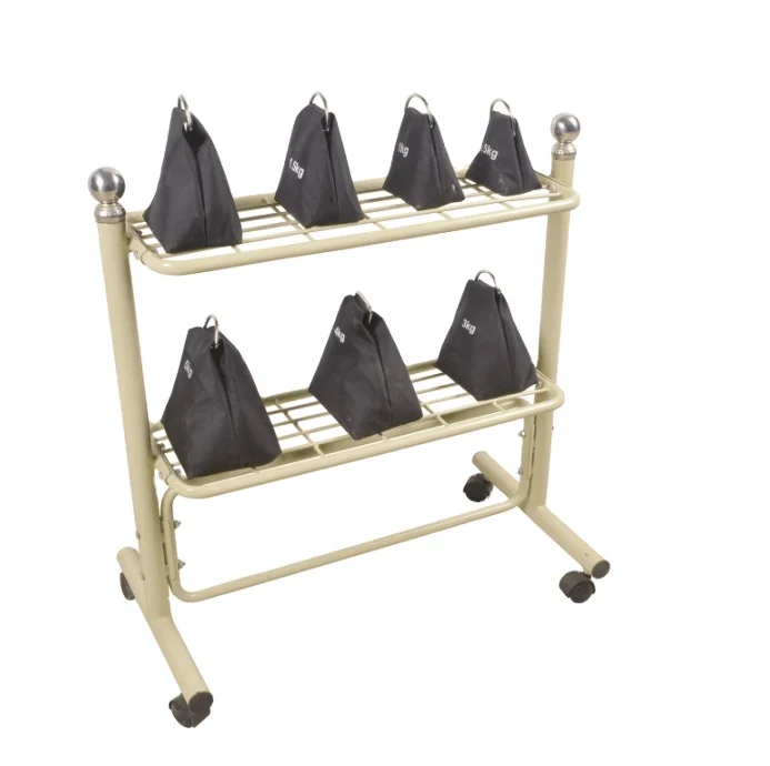 Hand-held physiotherapy sandbag