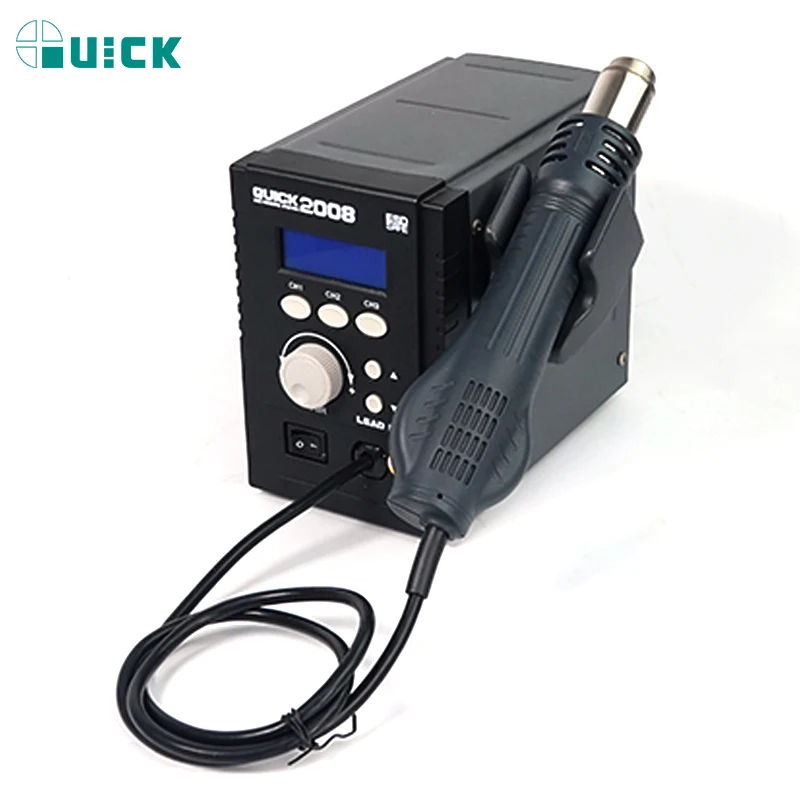 QUICK 2008 hot air gun hot air gun desoldering station welding equipment BGA rework station for repair and welding work