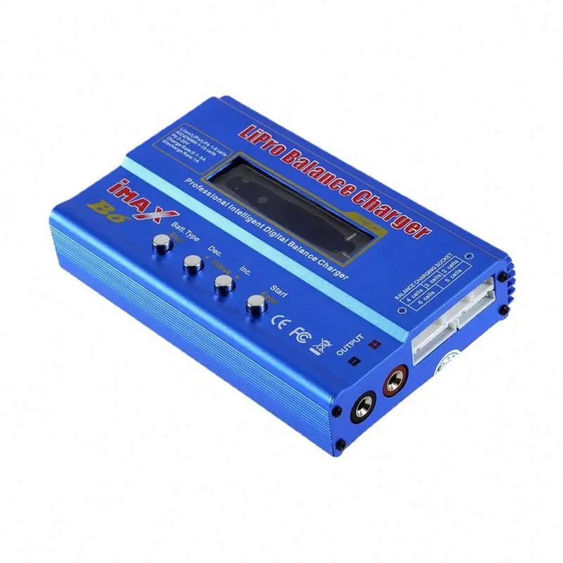iMax B6 Balance Charger 80W 6A Li-Po/Li-Fe/Ni-MH/Li-lon/Ni-Cd/PB Battery Charger with T plug/Tamiya/XT60 optional