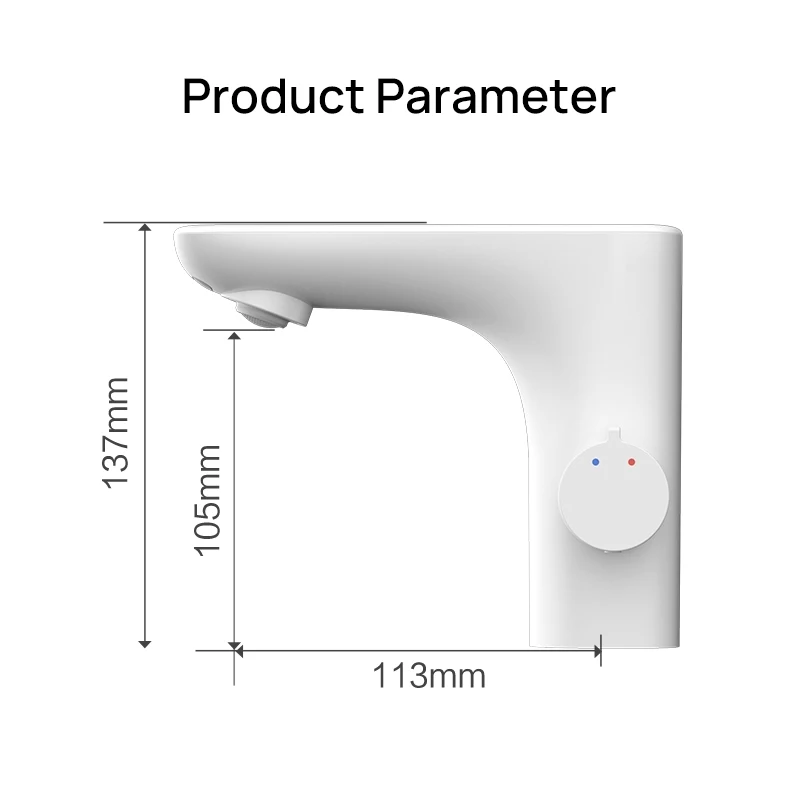 JOMOO H2 Health Vanity Basin Automatic Faucet Touch Free Bathroom Daul Sensor Lead-free Water Tap Mixer Faucet