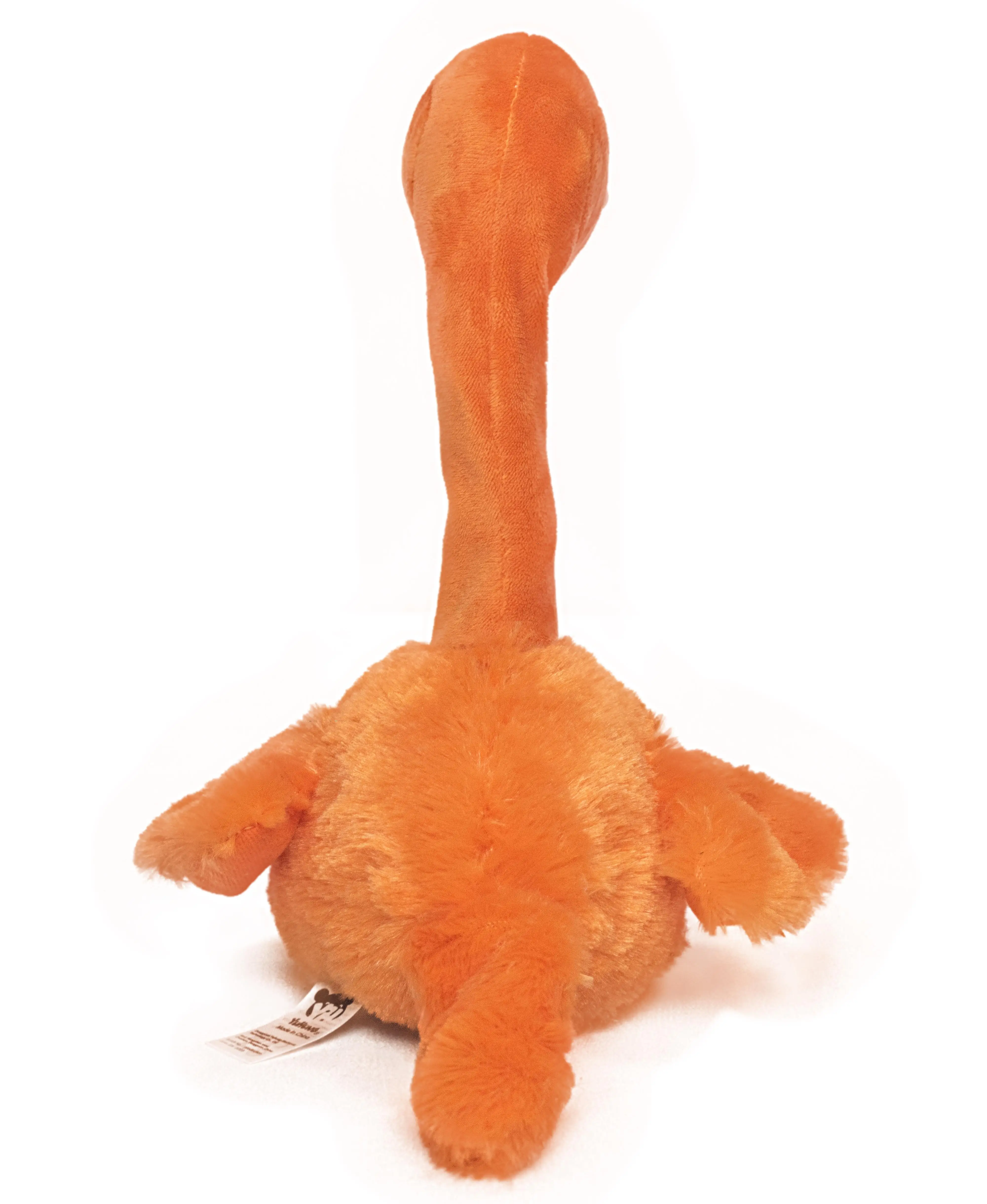 Factory Wholesale Orange Flamingo Toy Plush Animal  Ostrich Stuffed Doll Funny Sliding Shaking Electric Toys Flamingo