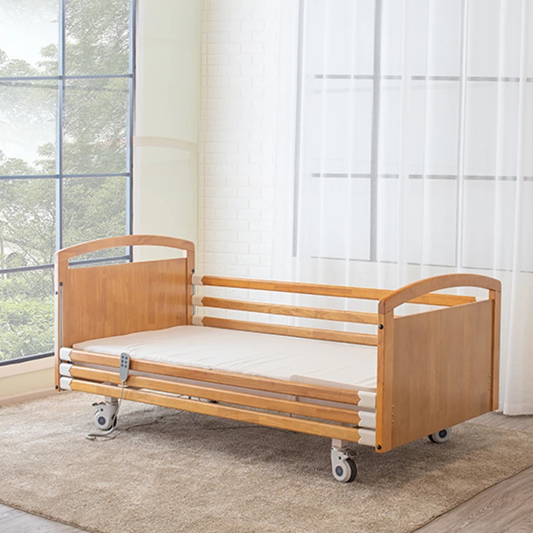
multi function medical electric home nursing bed with folding table 