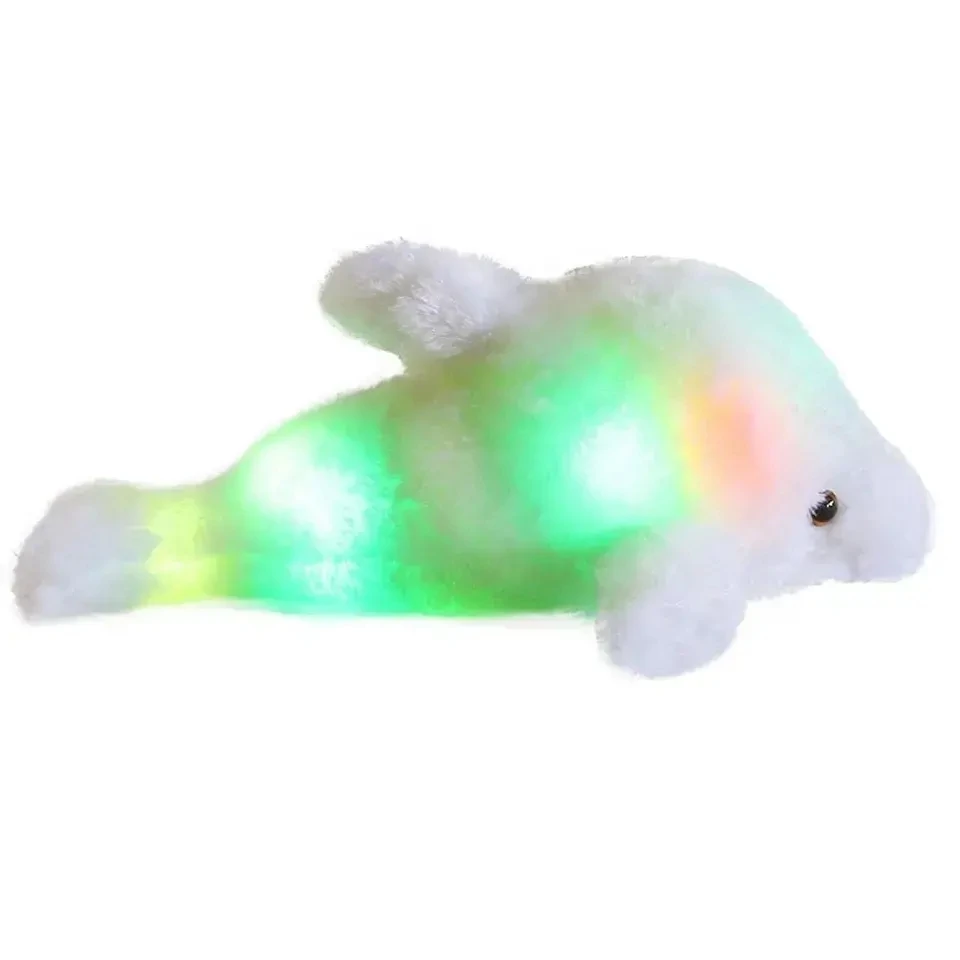 Professional sea animals plush toy manufacturer led light up toys light pillow for baby