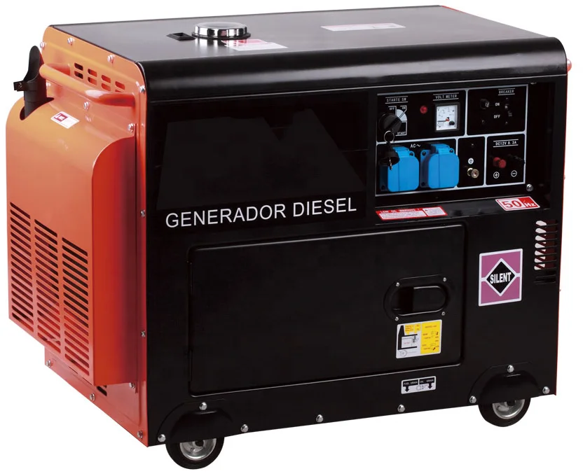 Hot Sale 3kw 4kw 5kw 6kw 7kw 8kw Air Cooled Diesel Generators Set Silent Genset for Home Use