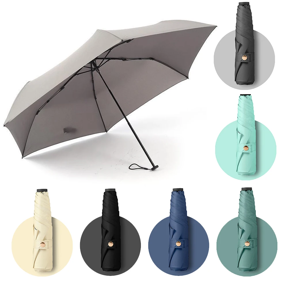 Ready To Ship Colorful Canopy 10 Ribs Windproof,Ribs Windproof Rainproof Automatic 3 Folding Rain Umbrella 5 Colors/