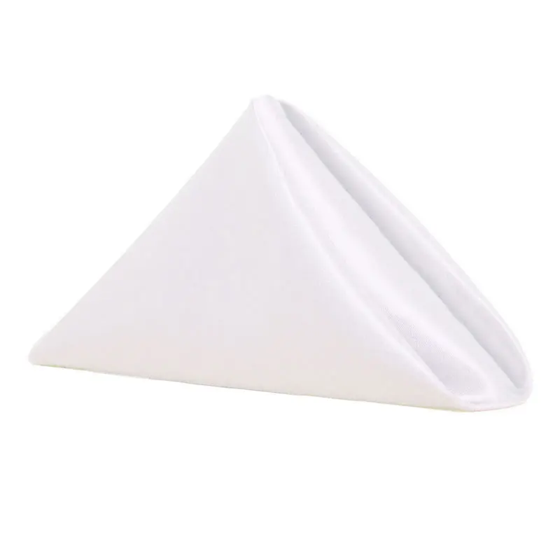 Hot Sale Square Satin Table Napkins Soft Handkerchief Romantic Wedding Banquet Table Cloth Dinner Decoration Custom Napkins