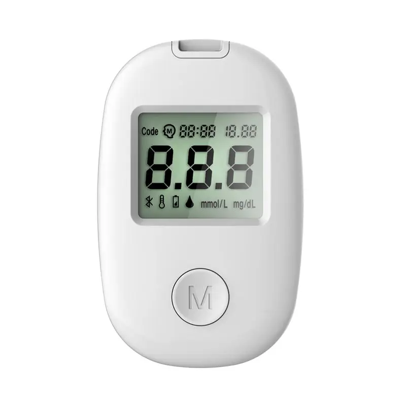 Medical Blood Glucose Meter with Test Strip and Blood Collection Needle for Elderly People House-Service Detector Tester