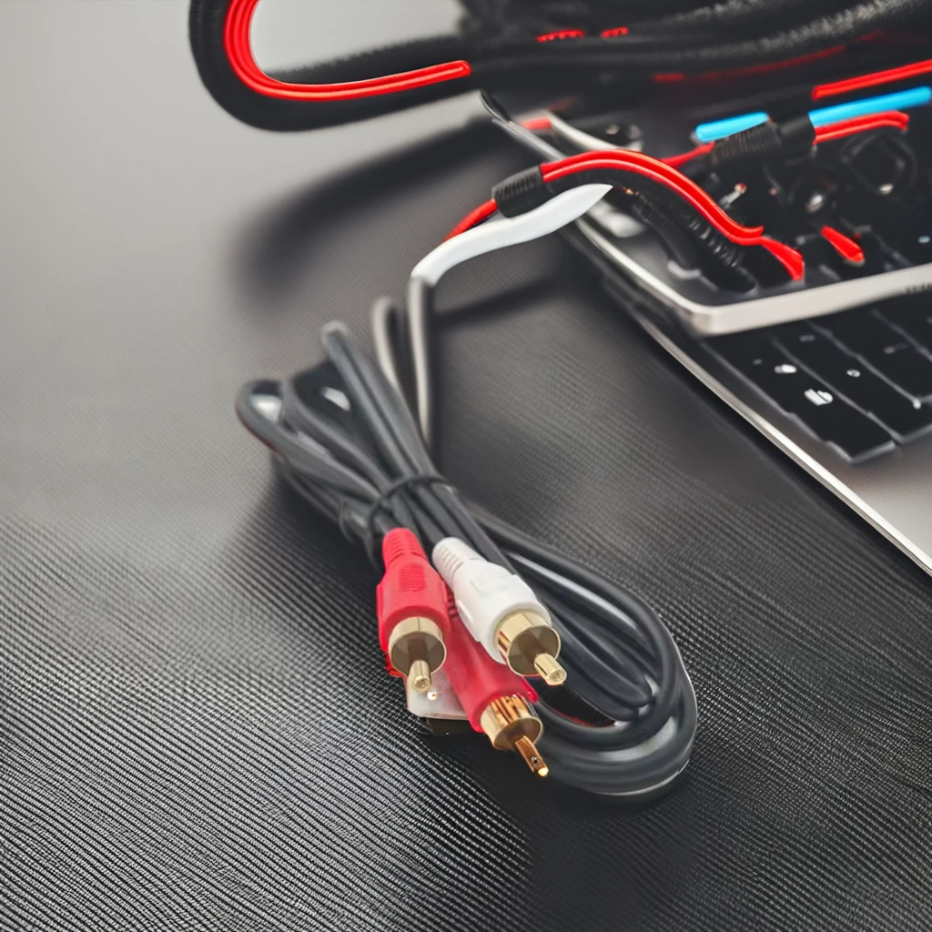 2pcs 3.5mm Audio Video Cable to 3 RCA shield Audio cable  male for DVD TV Box Stereo Speaker Male Connector Braided Cable