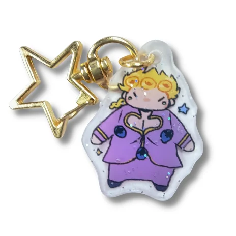 2023Custom Laser Cut Glitter Photo Print Plastic Acrylic Anime Acrylic KeyChain