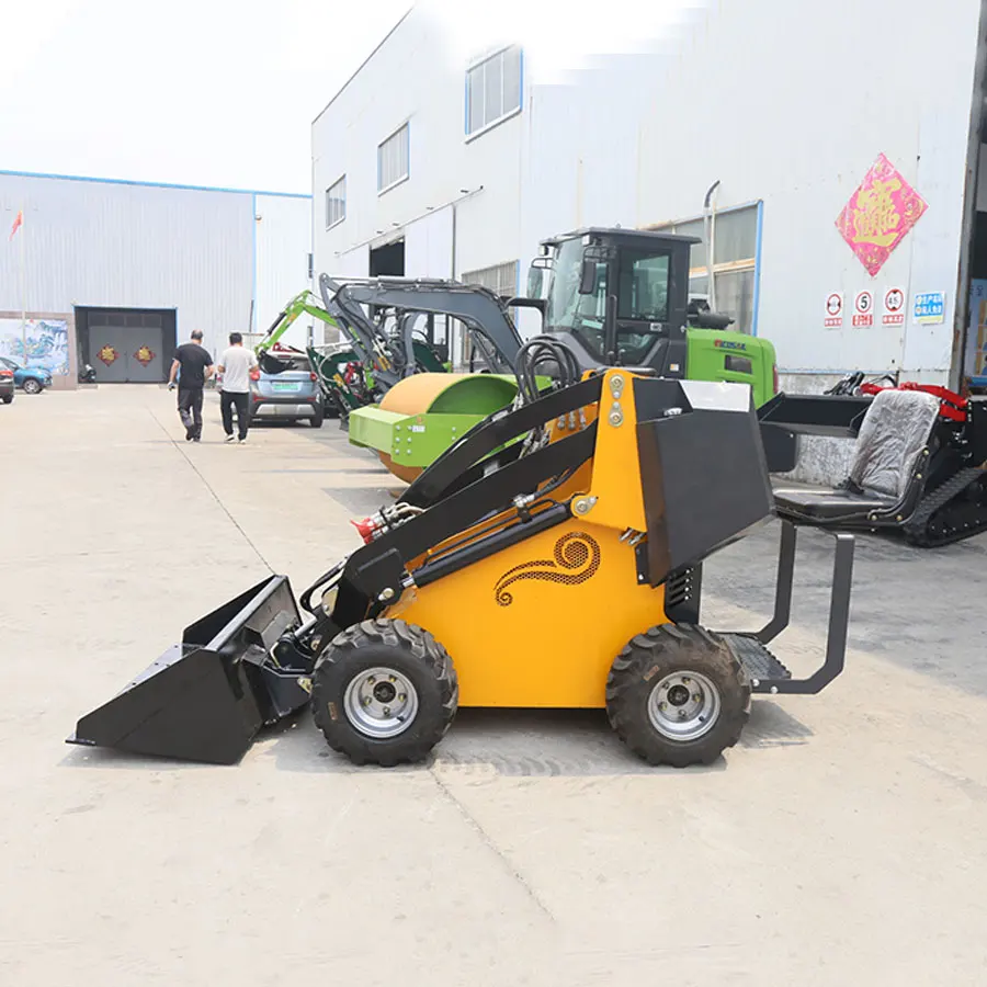 CE EPA EURO5 Diesel Home Garden Wheel/Track 360 460 International Mini Small Skid Steer Loader