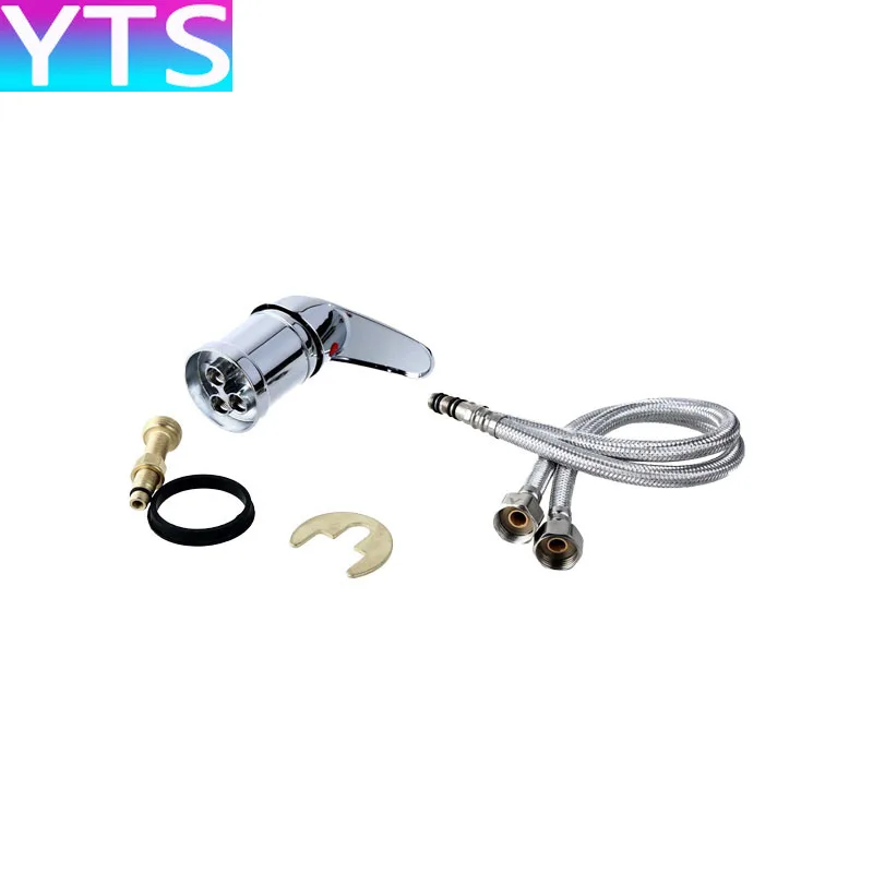 Wholesale hot and cold water faucet salon shampoo bowl chair parts beauty salon faucet