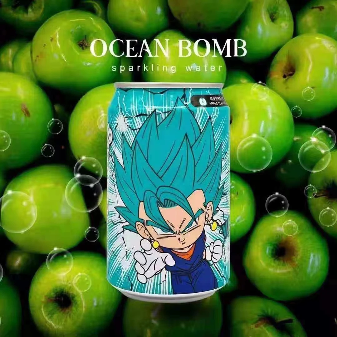 Wholesale Dragon Ball Ice Cream Flavor 330ml variety of flavors fruity soft drinks hot selling carbonated soft drinks