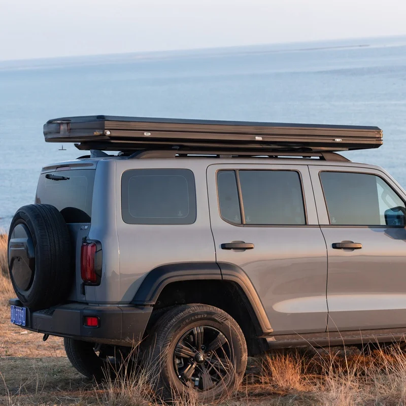 Aluminium triangle hard Shell car roof top tent Camping SUV Car Rooftop Tent hard shell Cover truck roof top tent for sale