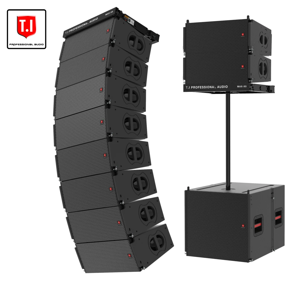 MAX-6 линейного массива double 6 НЧ-динамик 500 Вт (RMS) активная и пассивная акустическая система Динамик DJ оборудование amplifiert