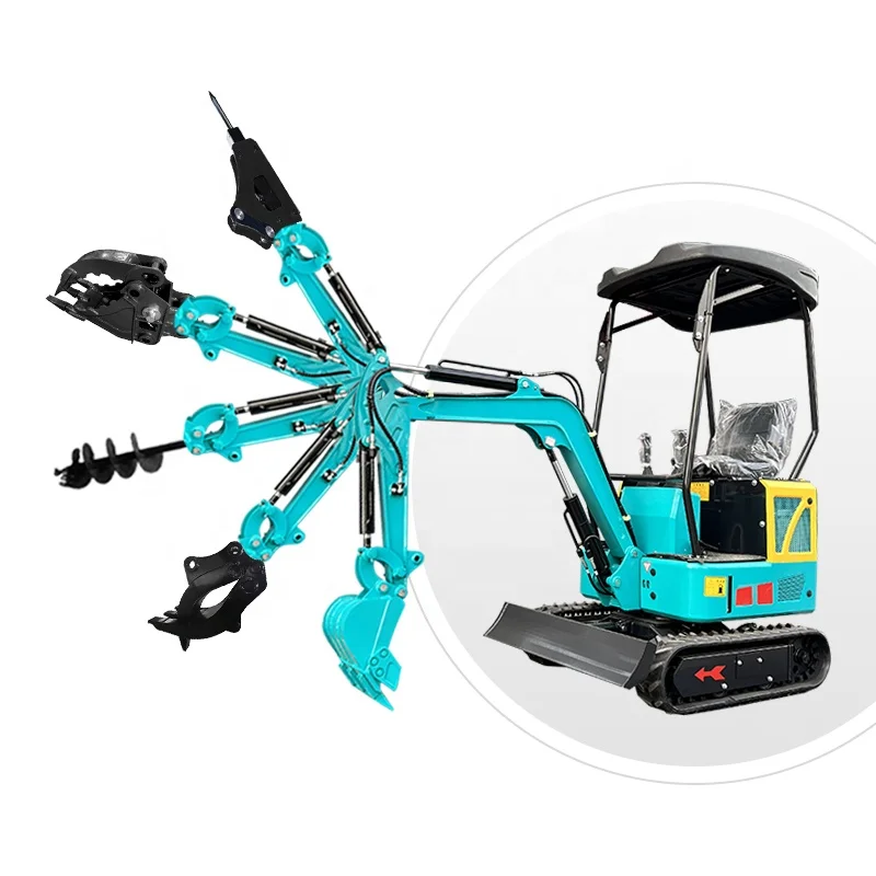 CE Euro 5 EPA 4 Hydraulic Micro Small Digger Mini Excavator Price for Sale
