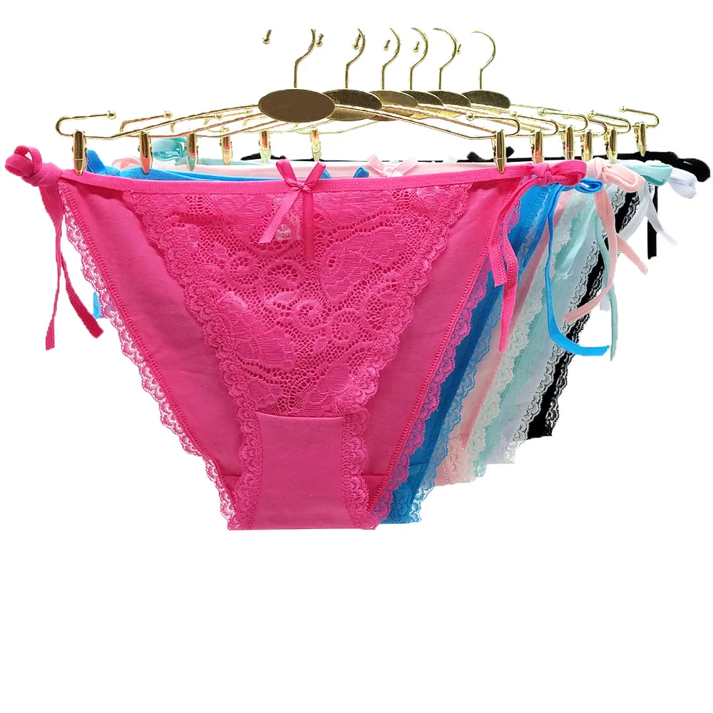 Cheap Custom Logo Brief Wholesale Panty Cotton Lace Panties Underwear Sexy Underwear Mix Women Comfortable Ladies for Girls