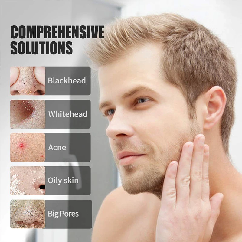 Natural Deep Cleansing Men Women Bamboo Charcoal Black Head Peel Off Mud Facial Face Mask