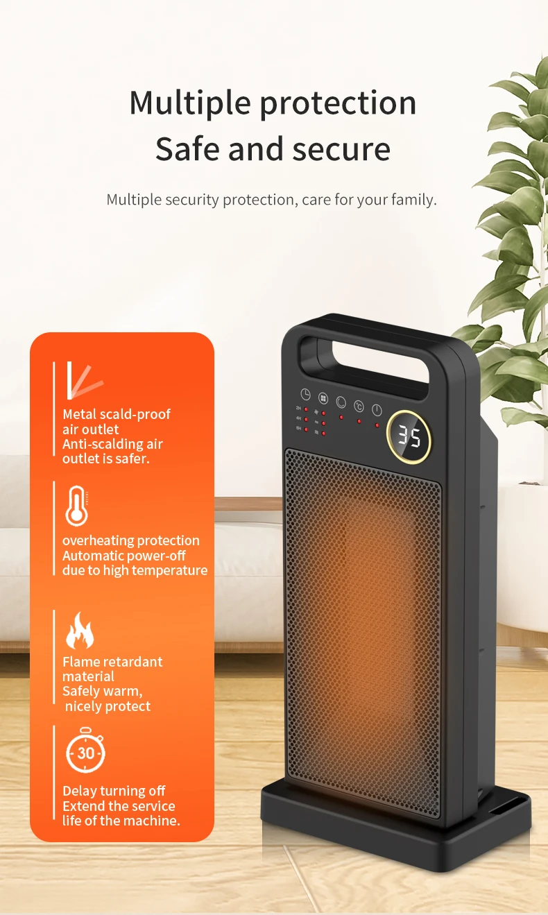 heater portable carbon fiber heater Bathroom indoor outdoor vertical living room large area fast thermoelectric heater winter