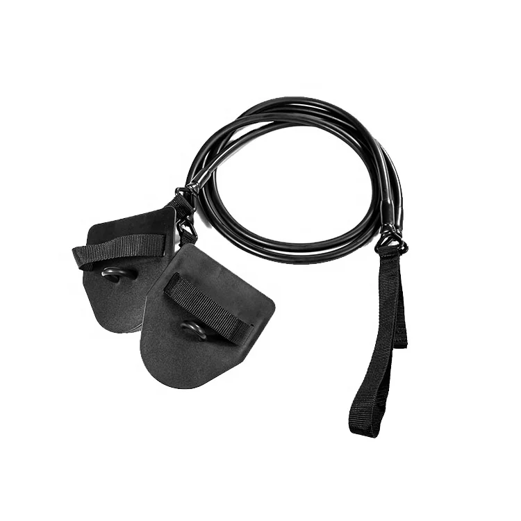 Latex swimming land arm training band dry training trainer swimming stretch cords exerciser with handle paddles