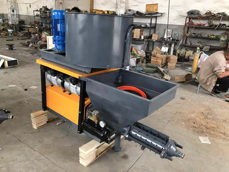 New product mixer and mortar spraying machine