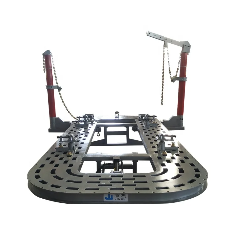 factory cheap price pneumatic 5 (3+2) row hole 10-15T pullilng force car body repair frame machine for car care center