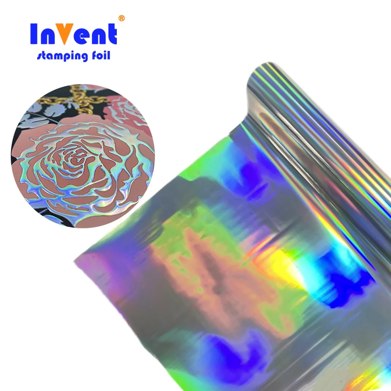 32CM Stamping Varnish and  Hot Stamping Foil 3D Crystal Stickers UV digital printing film Gold foil  for lamination foil rolls