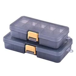 Taigek  Solid Waterproof Gun Color Multifunctional Fishing Accessory Lure Box Container