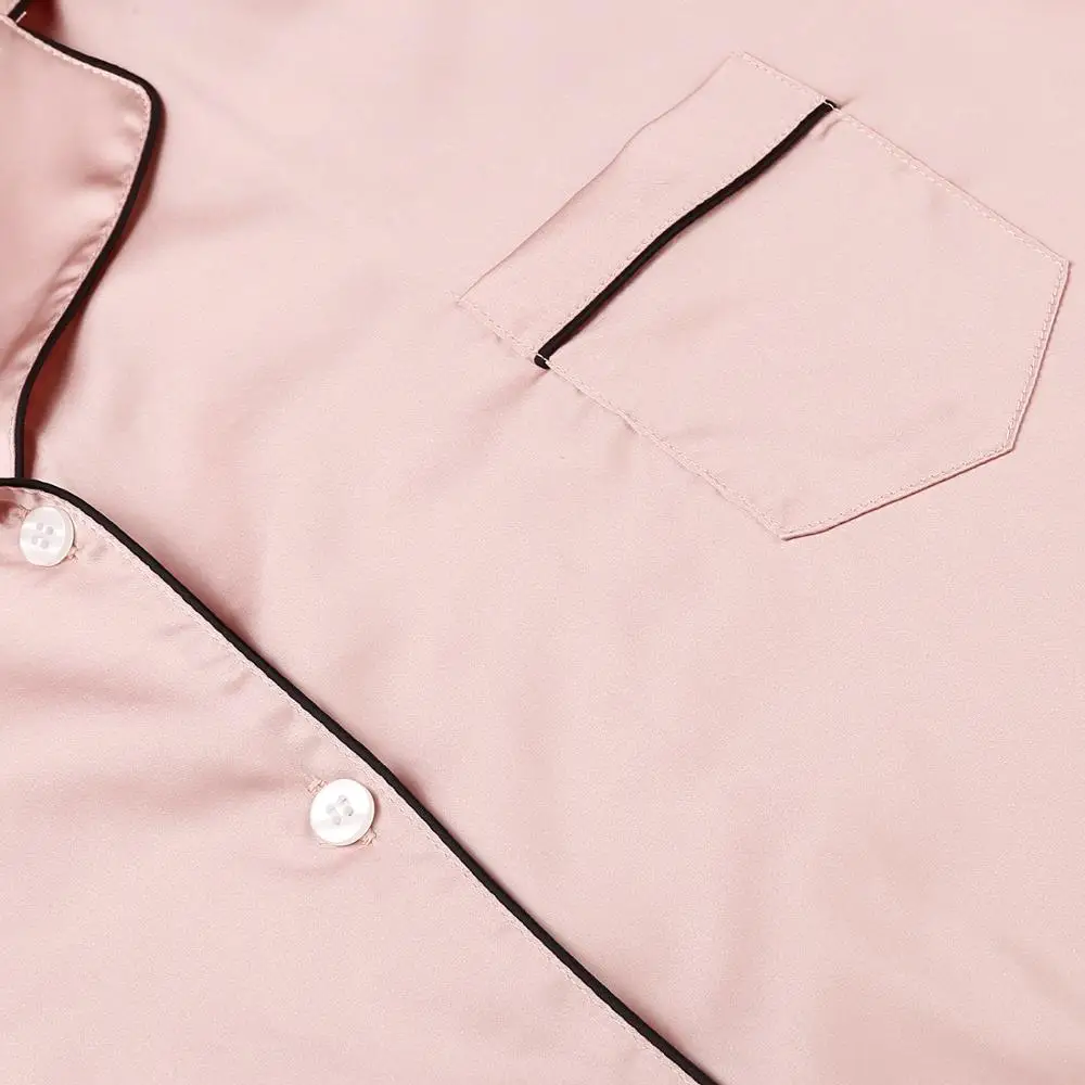 Custom Sleepwear Pajamas Silk Satin Sleepwear Wholesale Women Pajamas