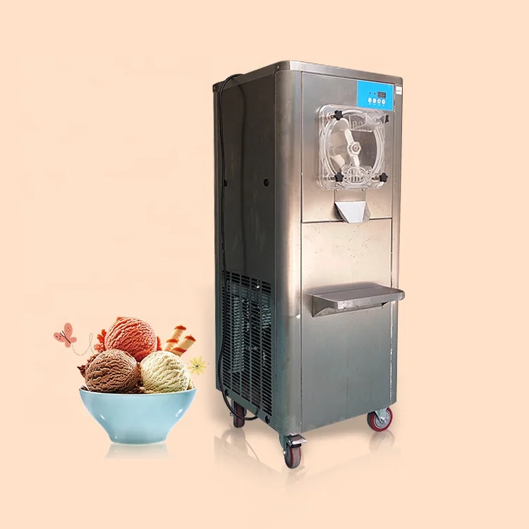  Машина для мороженого Gelato с оптовыми ценами сертификация CE большая емкость 16 л/ч напольная машина