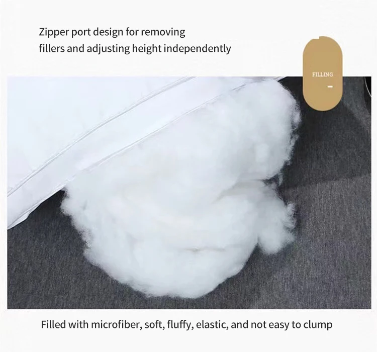 Wholesale Hilton hilton Hotels Cushions Throw Pillow Bedding Pillow travel silk case neck  customization