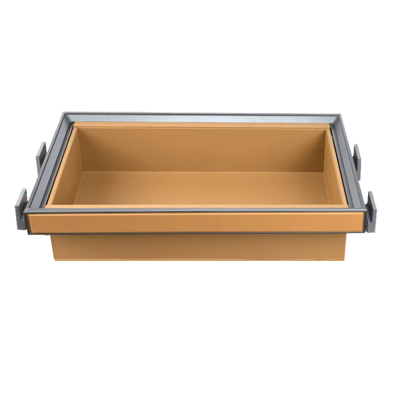 Factory Aluminum Jewelry Display Bedroom Metal Pull Out Wardrobe Organizers For Clothes Garage Storage Display Box Shoe Cabinet