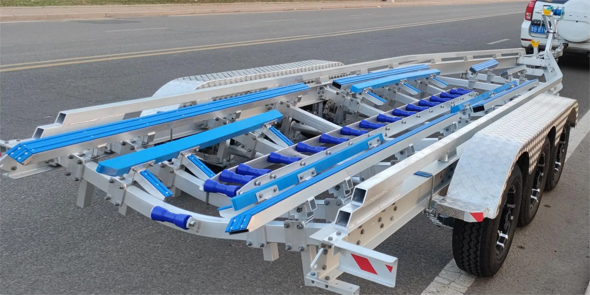 5 Ton Boat & Watercraft Trailer 35ft Poly Bunks with Aluminum Durable and Lightweight