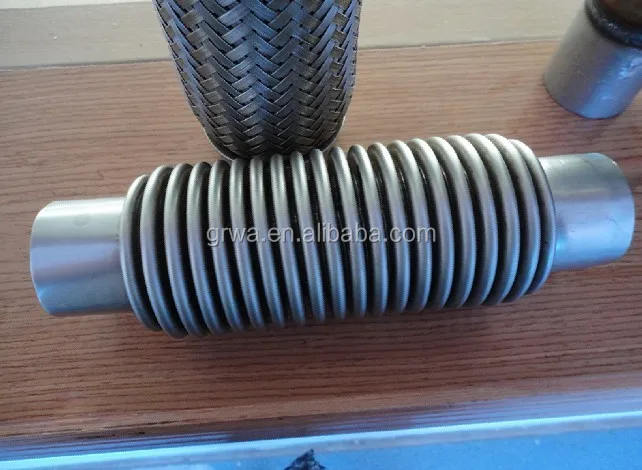 GRWA auto part stainless steel flexible exhaust bellow pipe