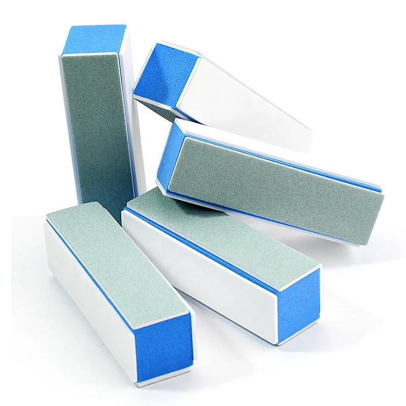 9x3 см высокоэластичная губка, 4 стороны, хорошее качество, блестящий буферный блок для ногтей, полировальный блок