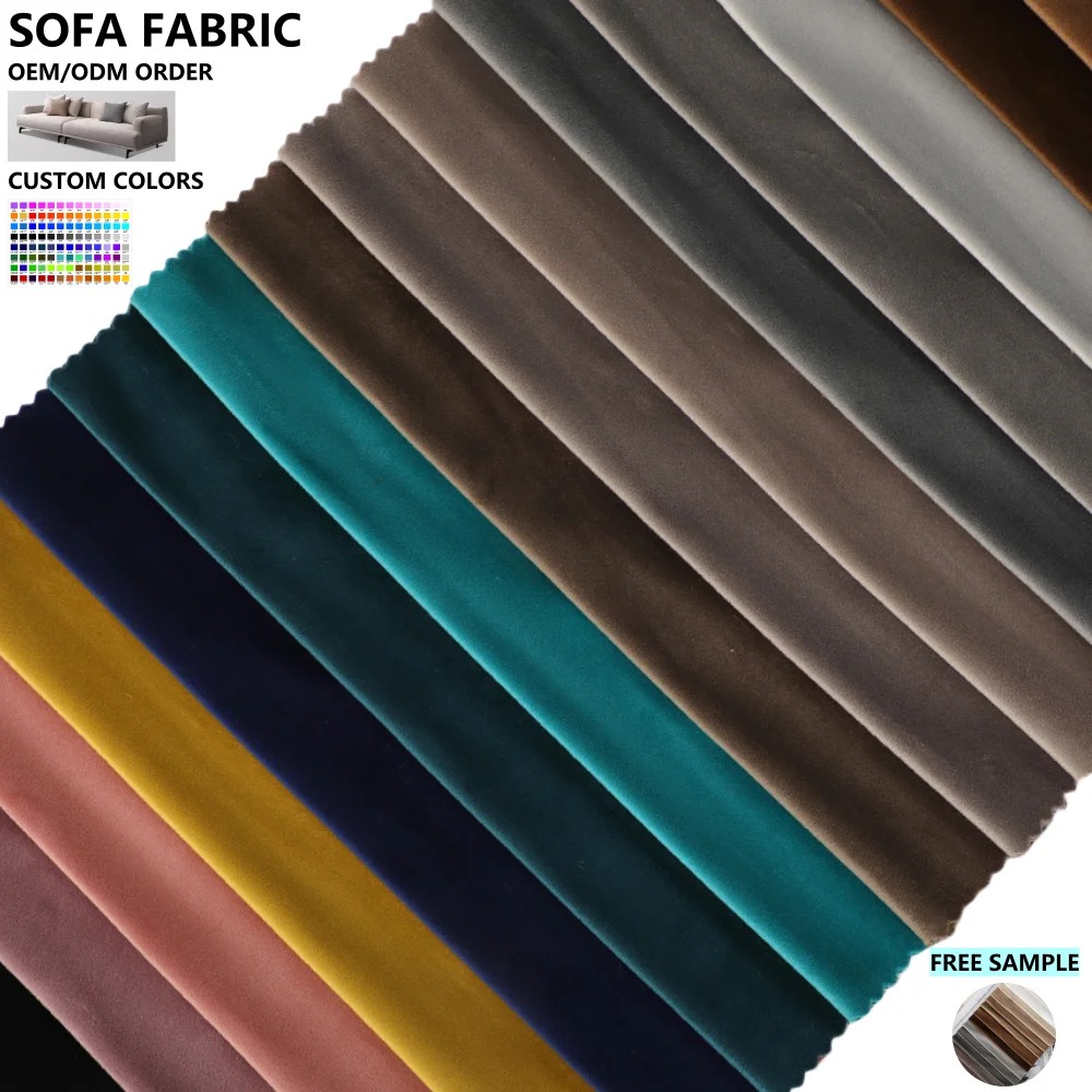 Super Soft High Quality Holland Velvet Fabric for Sofa Upholstery