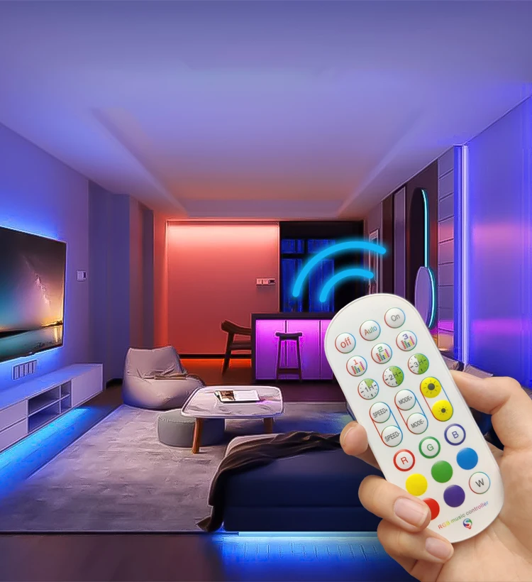 Holiday Decoration Colorful SMD 5050 10W 12V LED Neon Rope Lamp IP65 Flex Outdoor Indoor Portable Remote Control Rgb Neon Light