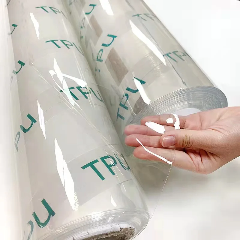0.7MM Thermoplastic Polyurethane Film Transparent TPU film For table cover