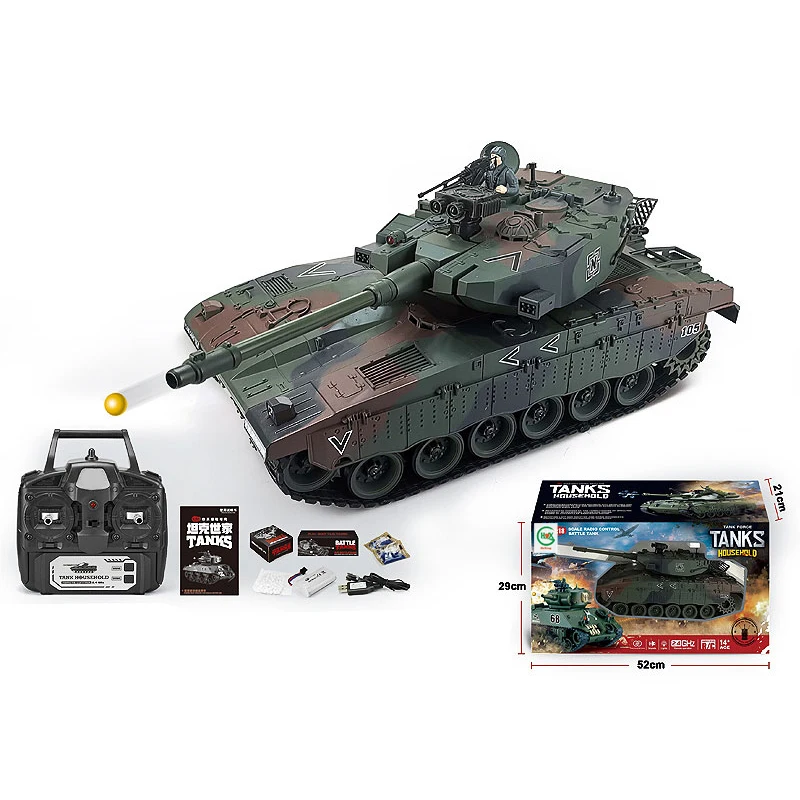 Best-selling tank shooting toys, wholesale electric 330 remote control rotary control tank toys